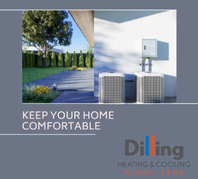 two Dilling HVAC united keeping your home comfortable